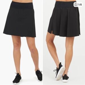 SPANX Get Moving NWT Skort Black Size M activewear golf tennis sporty